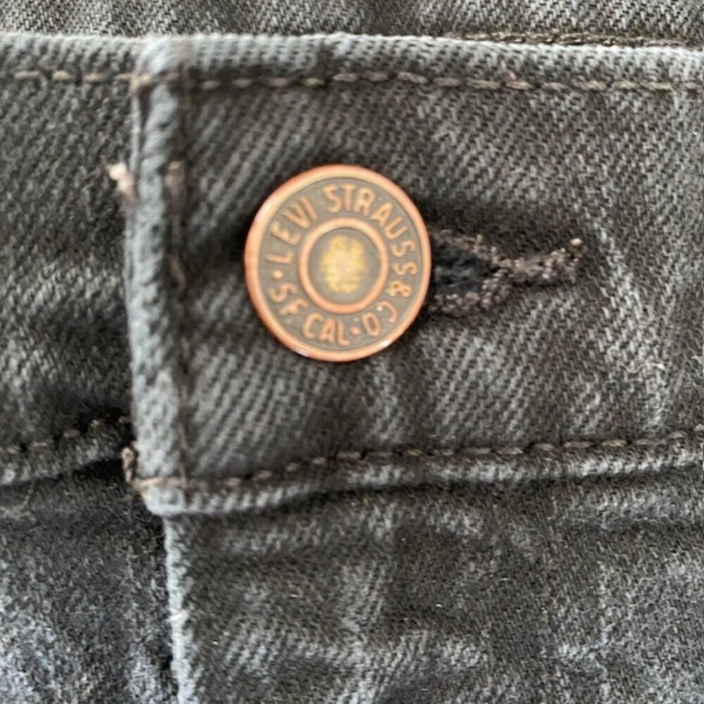 LEVI STRAUSS 511 Straight Leg Faded Black Denim Jeans 33 x 32 - Picture 7 of 14